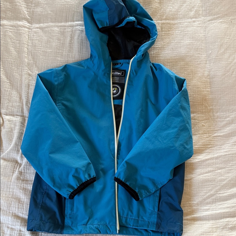 Killtec Kids' Two-Tone Blue Hooded Jacket